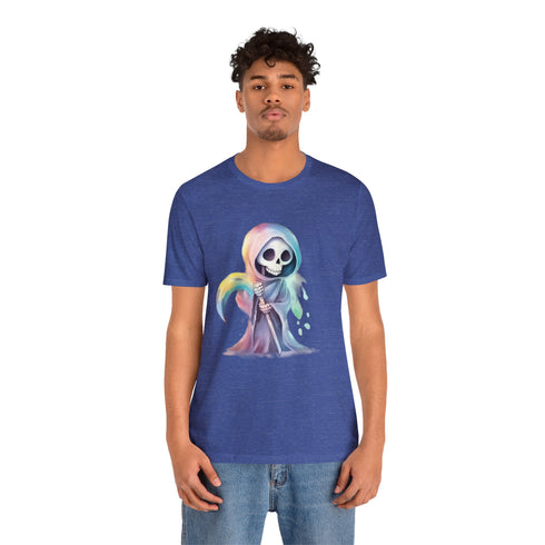 Cute Colorful Reaper - Short Sleeve Tee